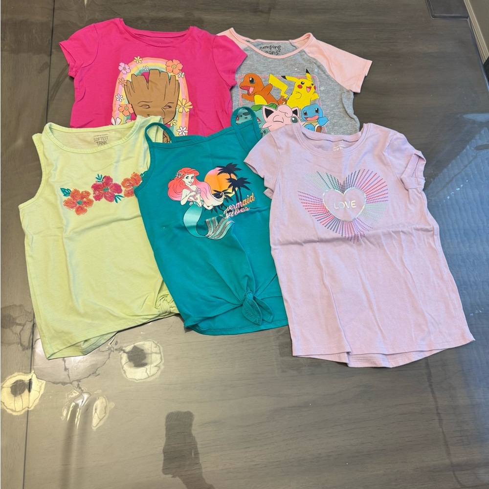 Bundle Colorful Kids Graphic T-Shirts